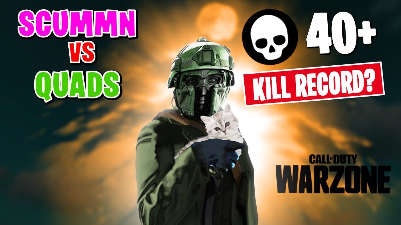 SCUMMN VS QUADS *TRY NOT TO CRY* (40+ kill warzone gameplay)