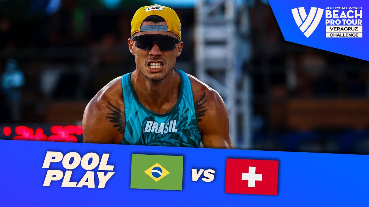 George/Saymon vs. Haussener/Friedli - Pool Play Highlights | Veracruz 2025 #BeachProTour