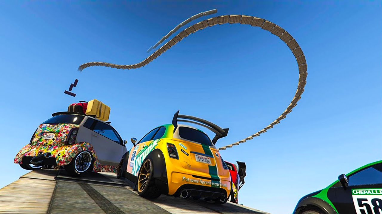 100% WTF ! UNE COURSE DE DINGUE, UNE ARRIVÉE MAGNIFIQUE ! GTA 5 ONLINE COURSE #130