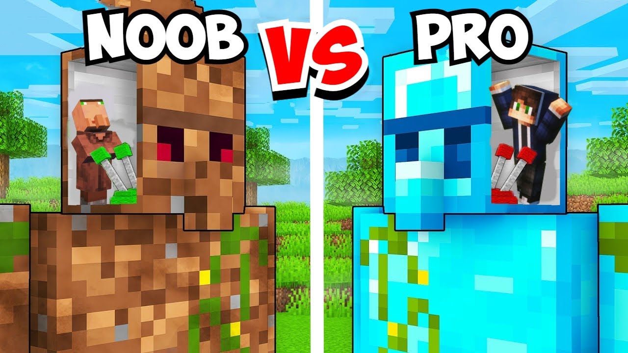 NOOB vs PRO: Borba Golema u Minecraftu
