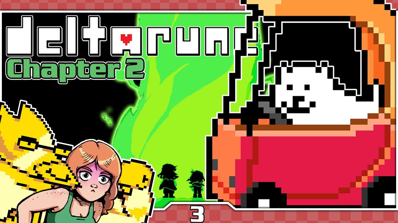 Run Down By An Annoying Dog In Cyber City | Let's Play Deltarune Chapter 2 BLIND Playthrough