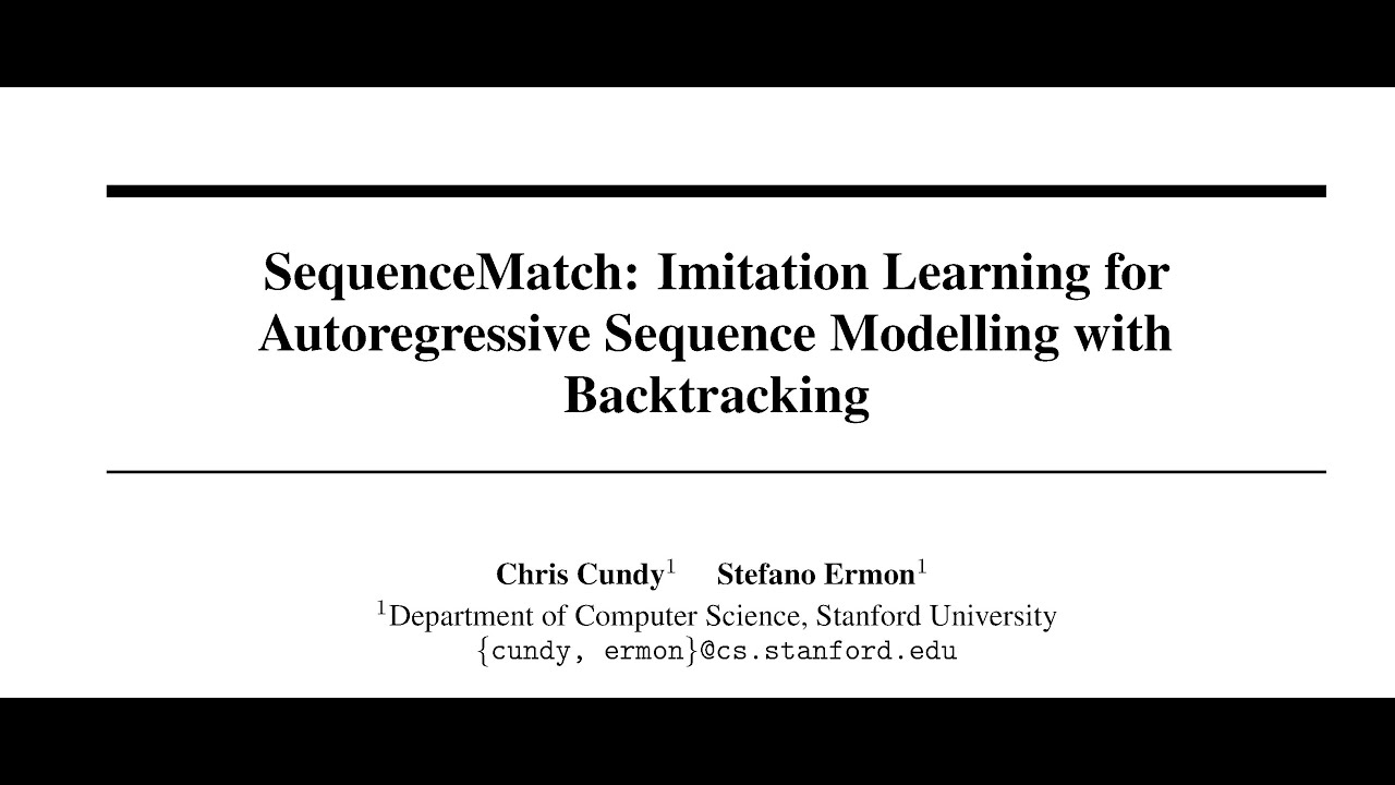 SequenceMatch: Imitation Learning for Autoregressive Sequence Modeling with Backtracking