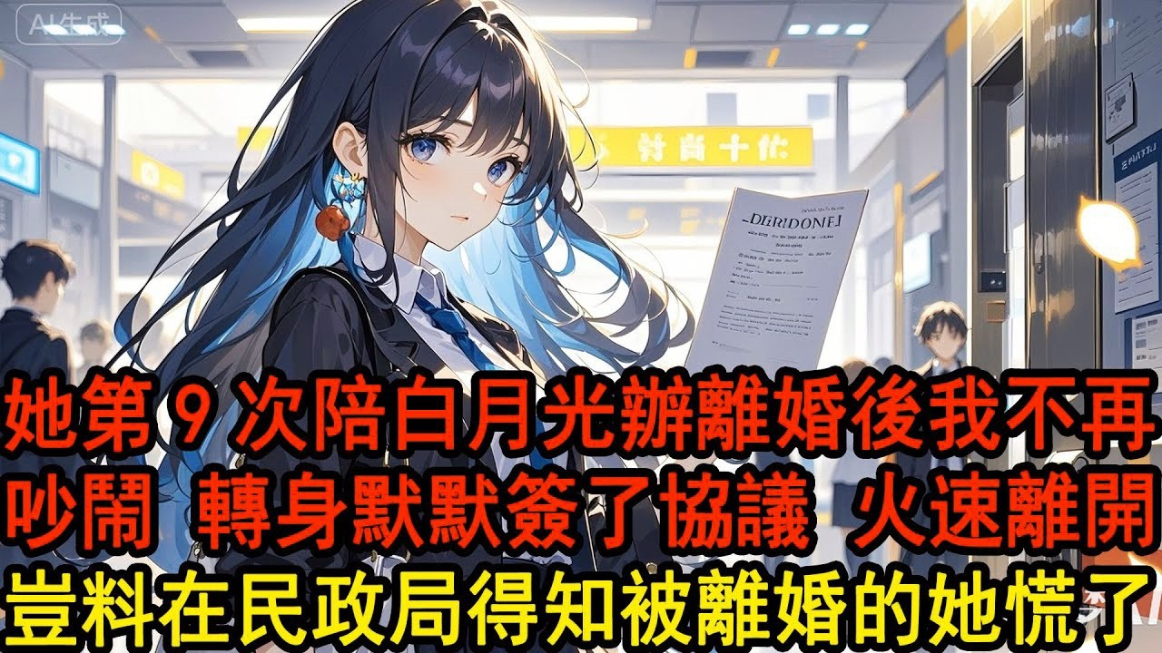 結婚三年，柳如煙第10次陪心上人辦離婚協議，被民政局人員叫住：女士，這邊顯示您前不久也成功辦理離婚，需要證件嗎？離婚？下一秒，在人群中安靜的她瞬間瘋了