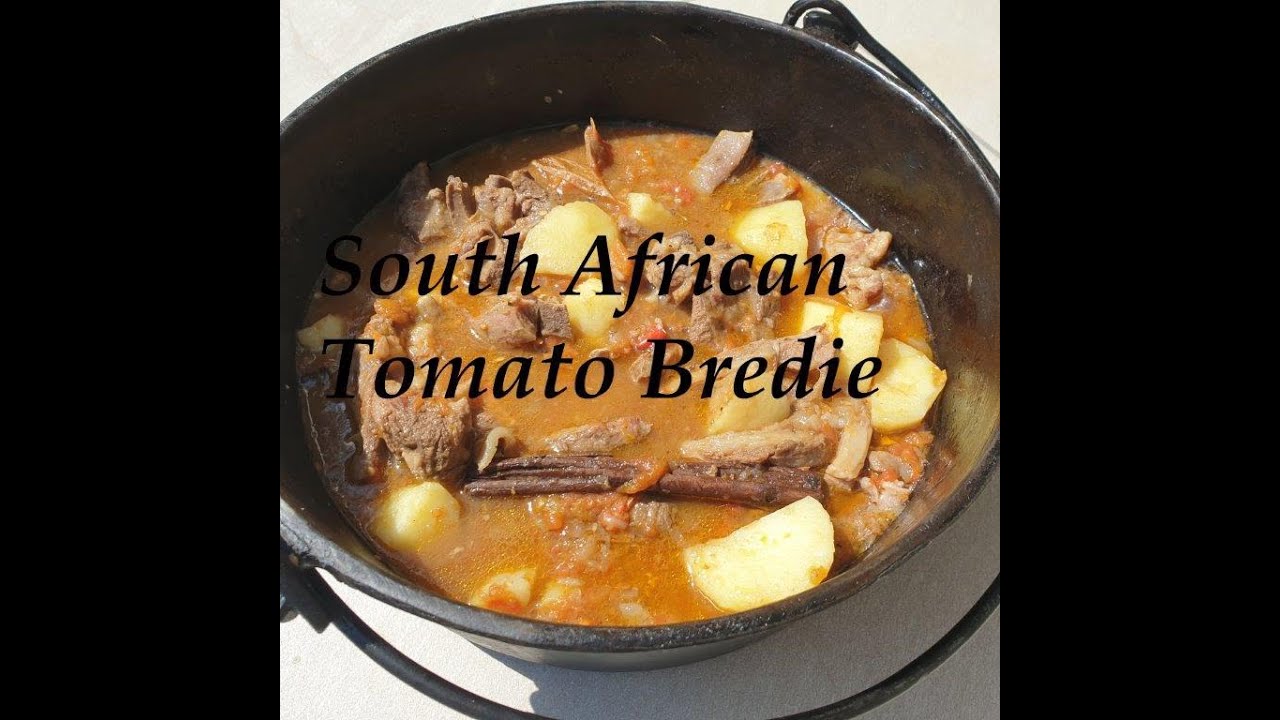 Traditional South African Tomato bredie - Tamatie bredie
