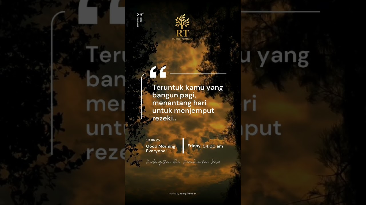 Melangitkan Doa, Membumikan Rasa