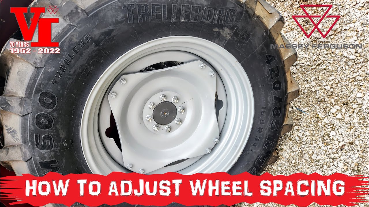 Tread Width & Wheel Setting Options on Massey Ferguson Tractors