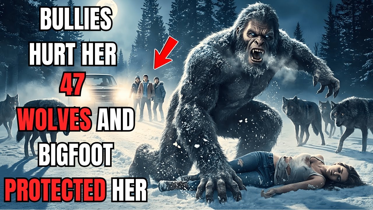 Bullies Beat The Girl Unconscious—They Didn’t Know 47 Wolves And Bigfoot Protected Her