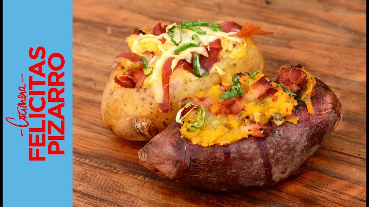 Papa & Batata Rellenas | Felicitas Pizarro