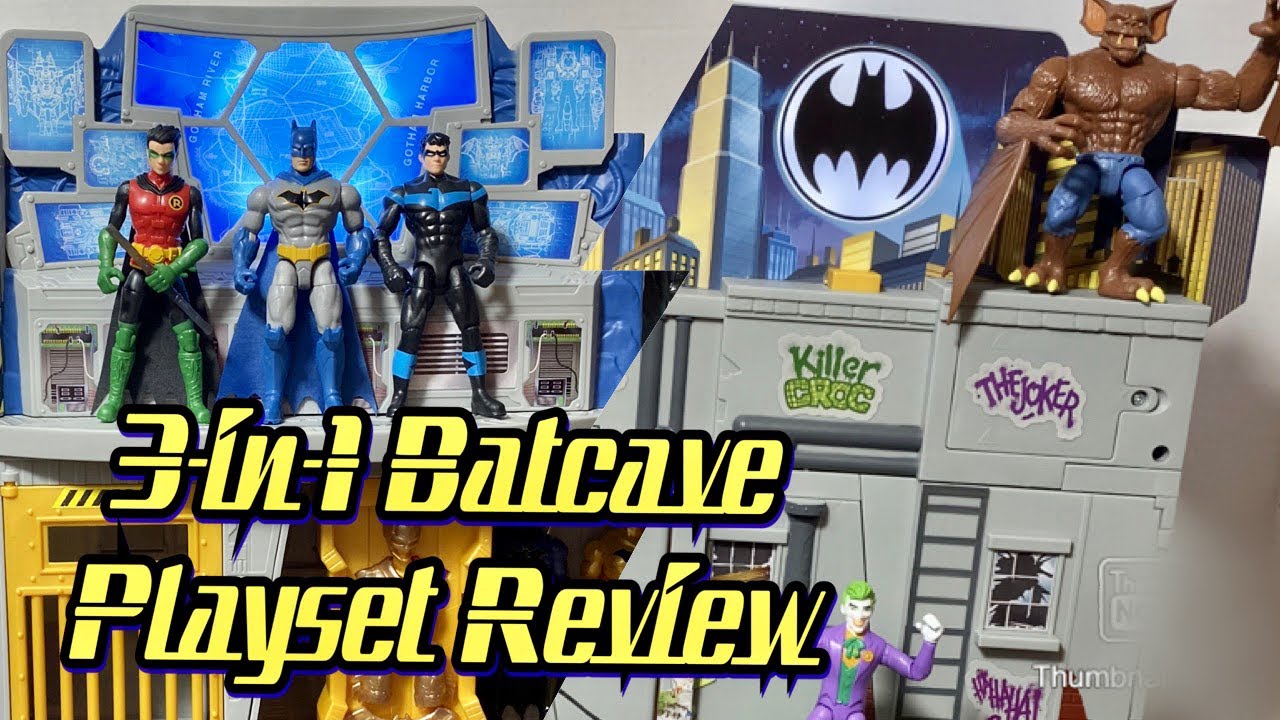 Игровой набор Batcave 3 в 1 для взрослых от Spin Master. Подробный обзор. Бэтмен: Крестоносец в п...