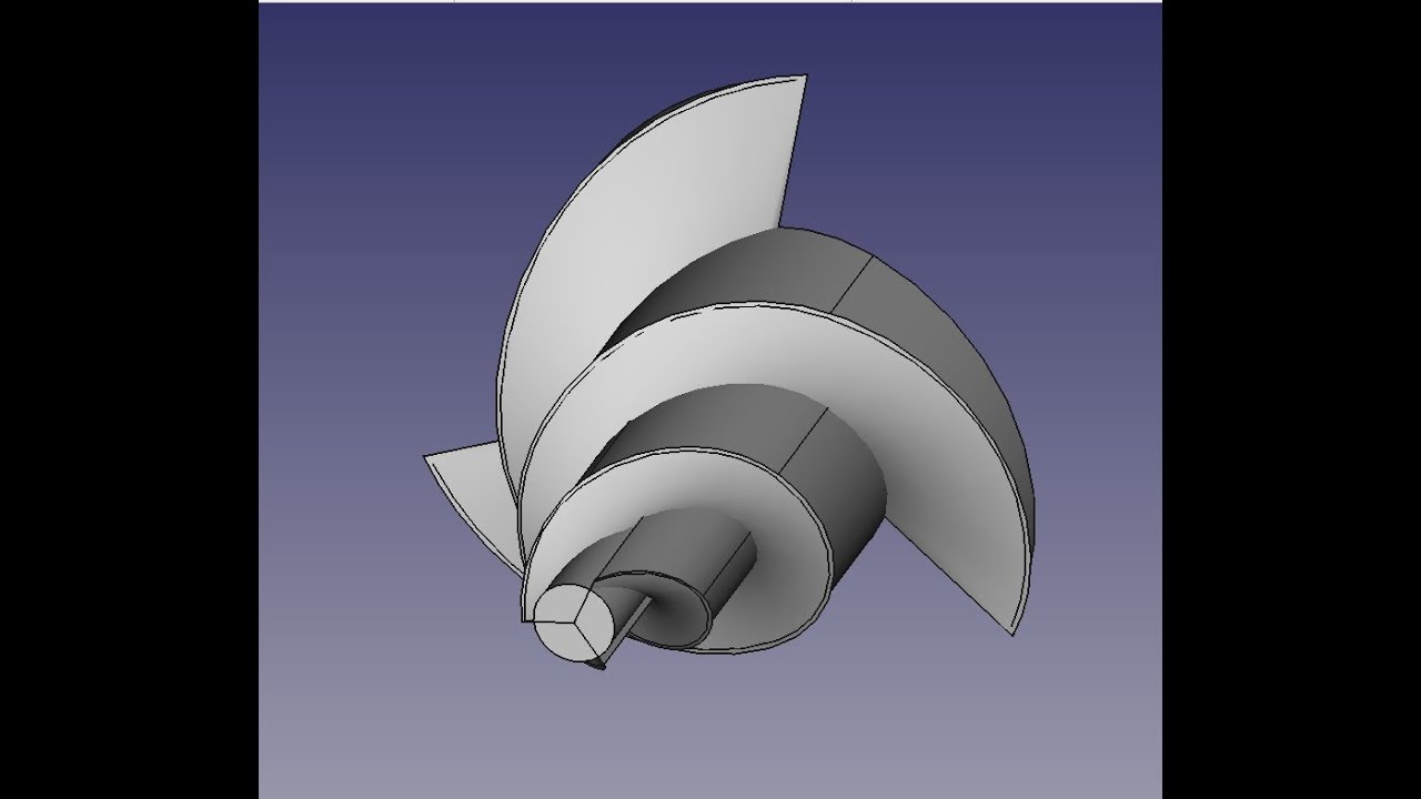 FreeCad Ветроротор Онипко