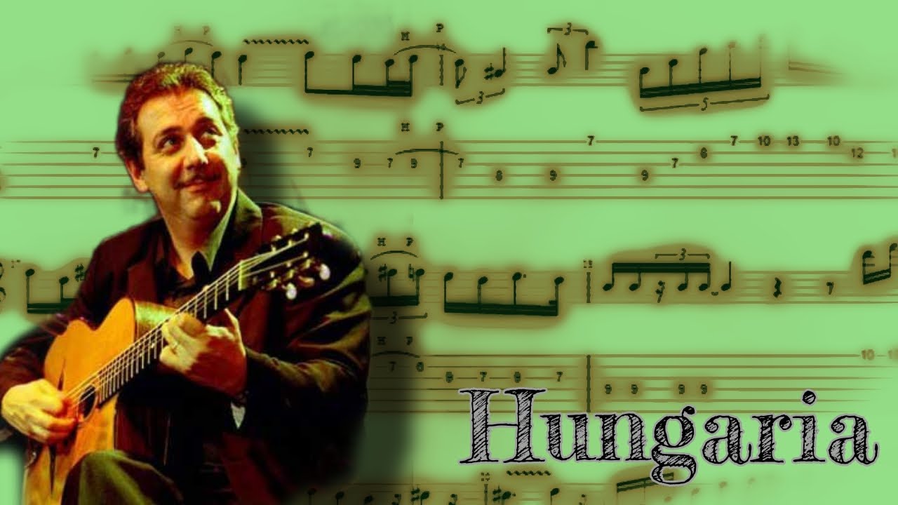 Hungaria - Romane (Gypsy jazz guitar transcription)