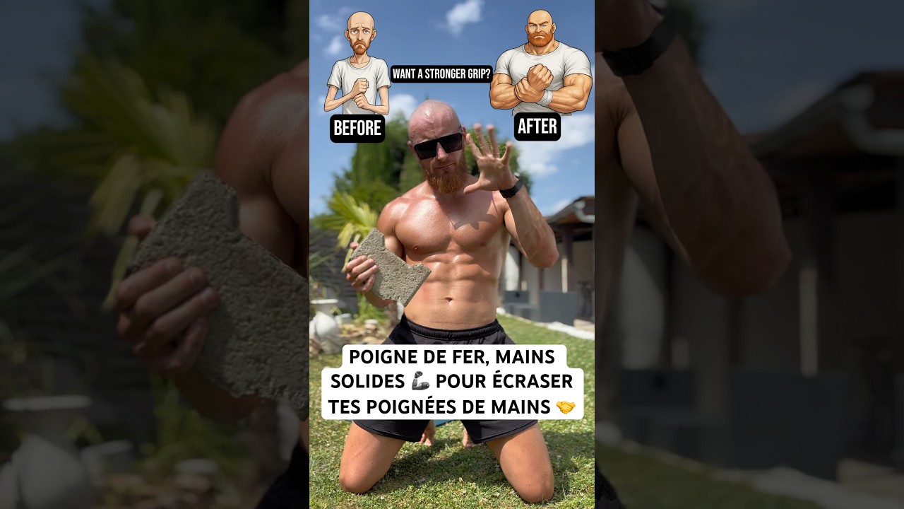 POIGNE DE FER, MAINS SOLIDES 🦾 POUR &Eacute;CRASER TES POIGN&Eacute;ES DE MAINS #mericcoach #poigne #gripstrength
