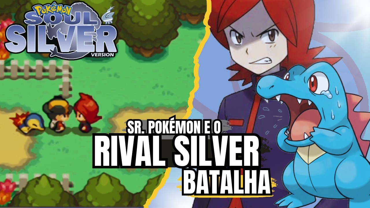 POKÉMON: SOUL SILVER: CHERRYGROVE CITY | A CASA DO SR POKÉMON – BATALHA RIVAL SILVER‼ 🇧🇷 🅓🅔🅣🅞🅝🅐🅓🅞