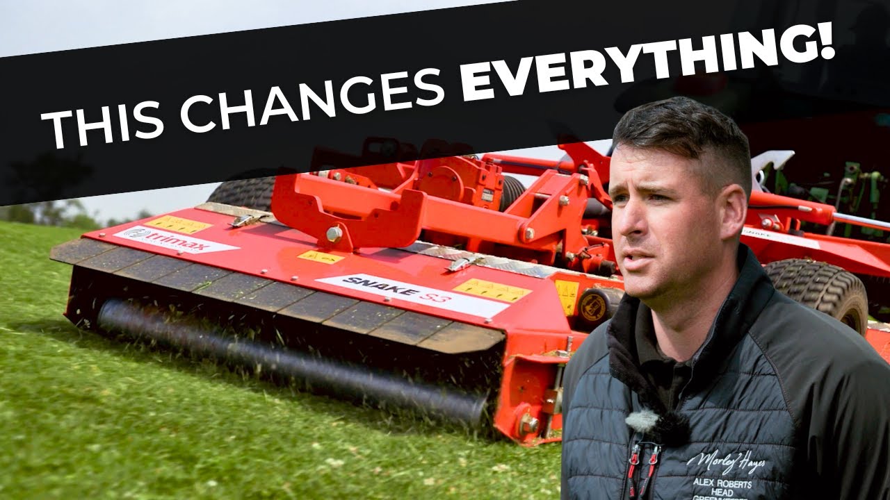 Saving Time & Boosting Quality at Morley Hayes Golf Club | Trimax Snake S3 | #trimaxmowers #turf