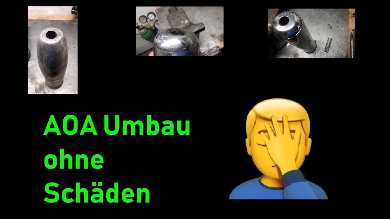 Simson Tuning AOA Umbau Endrohr Simson selber tunen - gratis tuning CO2radtechnik