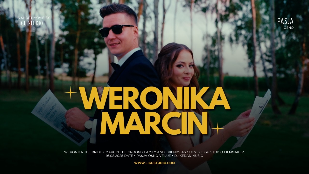 Naprawił szufladę i zostali małżeństwem | Weronika & Marcin | Teledysk Ślubny 2025 | Pasja Ośno