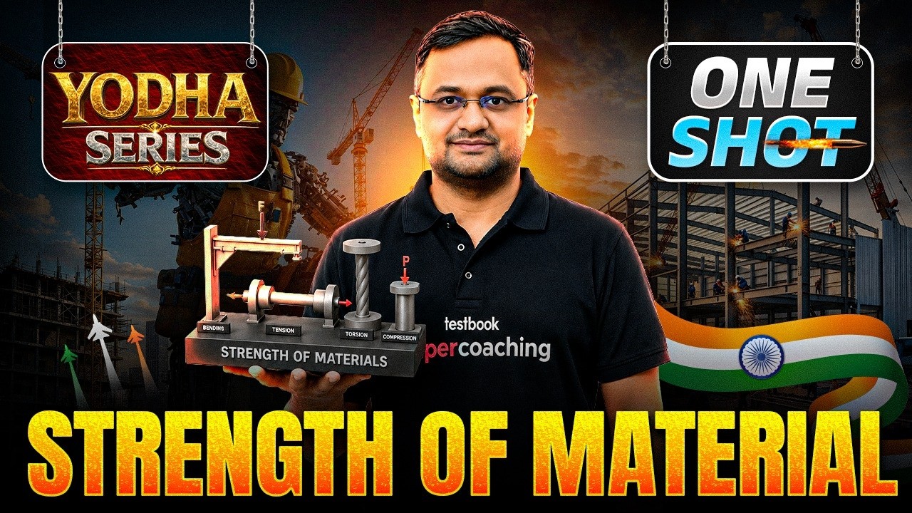 Strength Of Material In ONE SHOT | SOM For All AE/JE Exams | Strength Of Material Civil Abhinav Sir