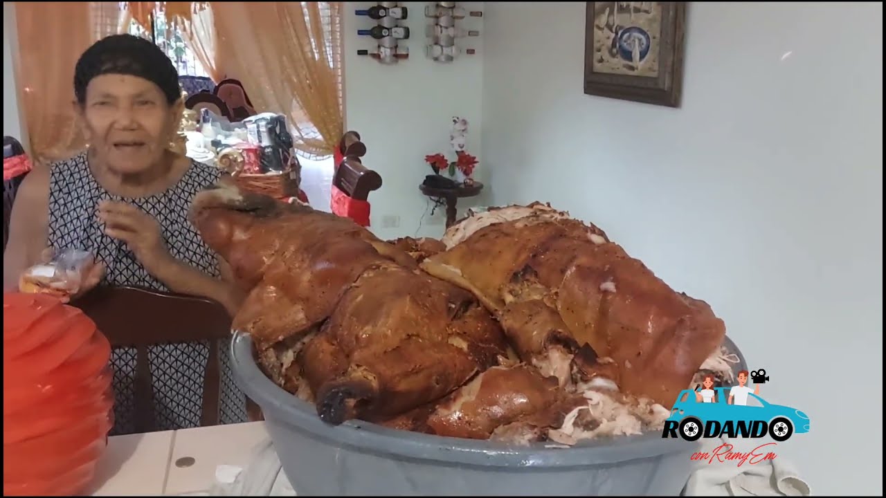Cómo es la Navidad Dominicana Autentica? 🎄 y Comiendo puerco asado en puya 🐖| Navidad en RD