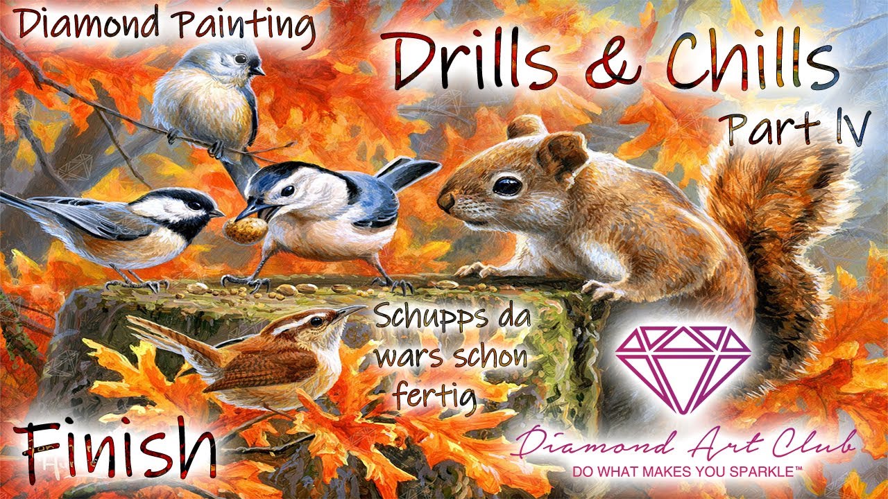 Diamond Painting | Paint With Me - Finish The Food Thief - wir beenden das erste Drills & Chills Pic