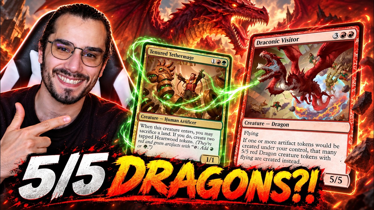 Heartwood Tokens Become 5/5 DRAGONS?! | Gruul MTG Arena Standard