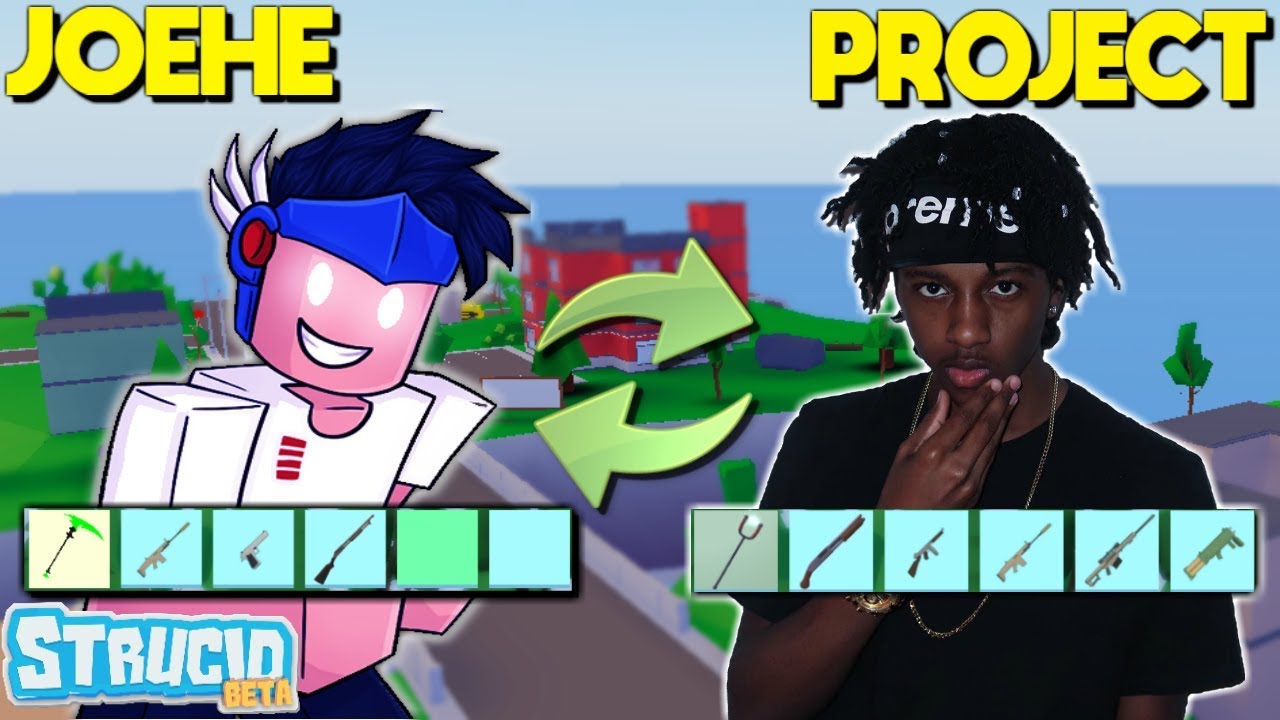 I Switched LOADOUTS With ProjectSupreme... *INSANE* (Strucid)