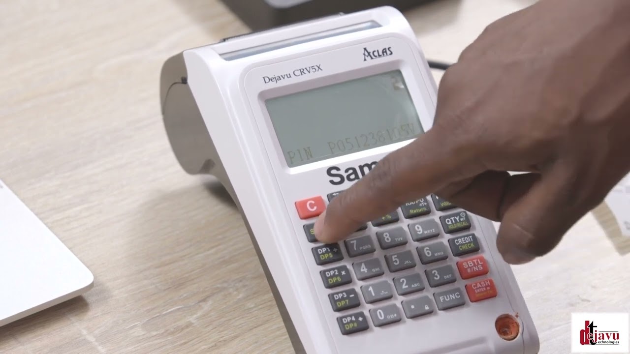 DJV CRV5X Aclas ETR Machine and DJV FC4 Fiscal Box | Free Training