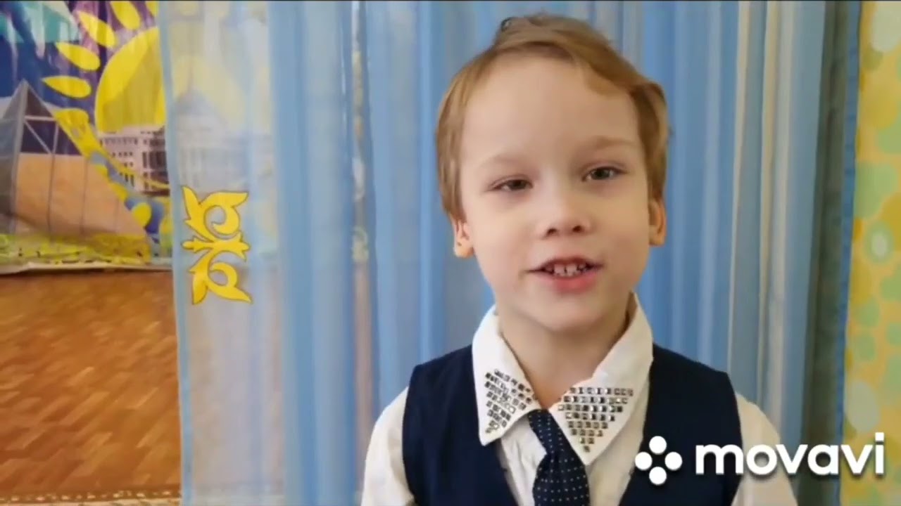 Калабин Алексей (3 года). стихотворение  Т. Айбергенова 