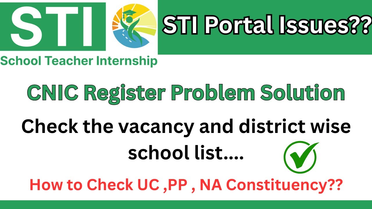 STI Jobs 2025 Online Apply Problem | CNIC Already Registered | STI Login Issue Solution #jobapply