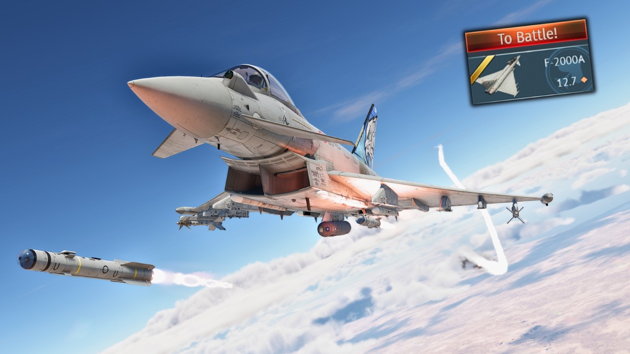 Eurofighter Typhoon EF2000 || Close Air Support in Ground RB (War Thunder)  'Storm Warning'