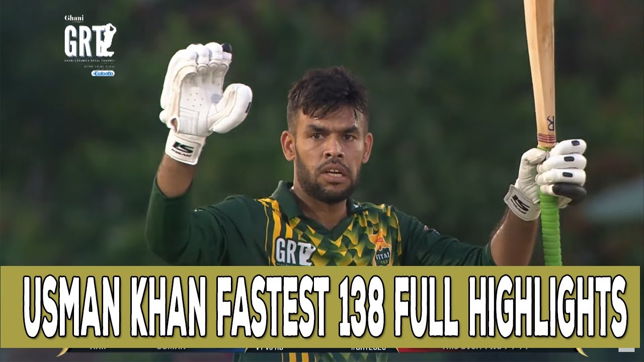 Usman Khan Fastest 100 Full Highlights |  Ghani Royal Tourney | Match 5