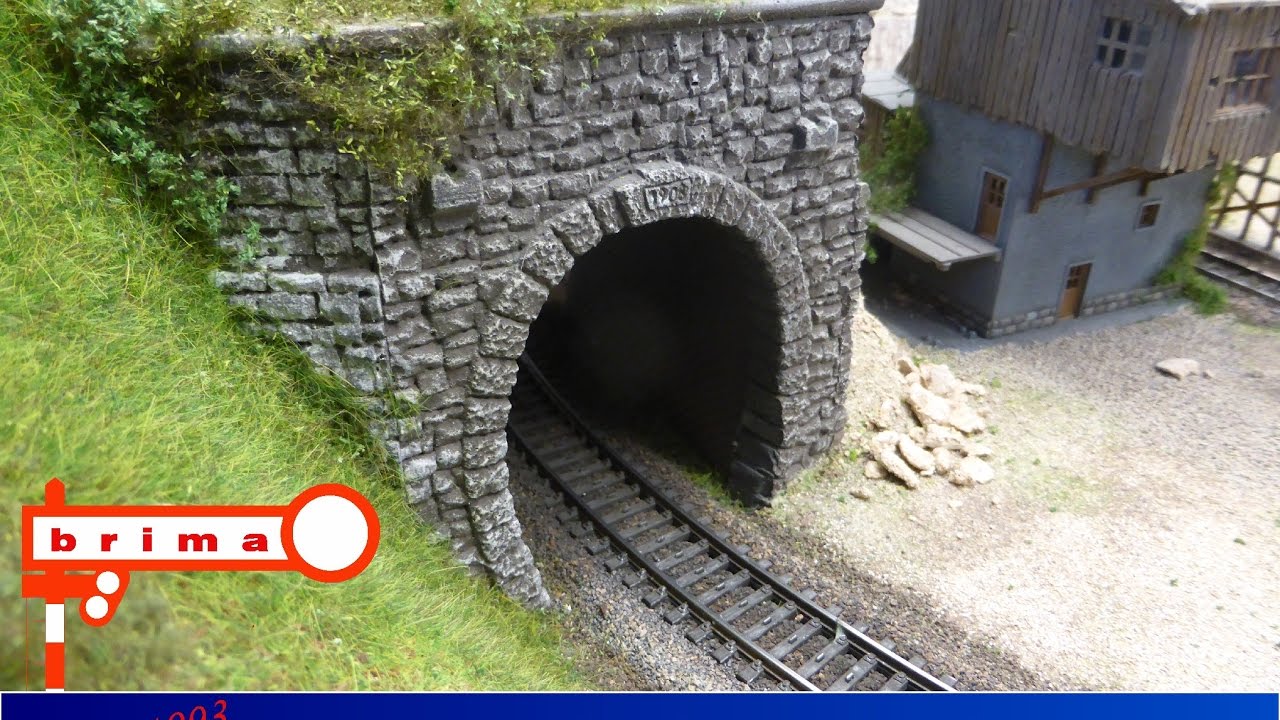 Modellbahn Tunnelbau