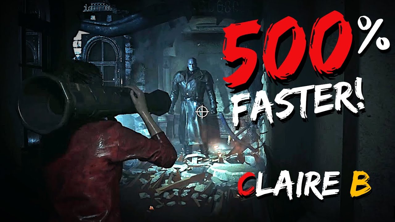 Resident Evil 2 but Claire is 500% FASTER!