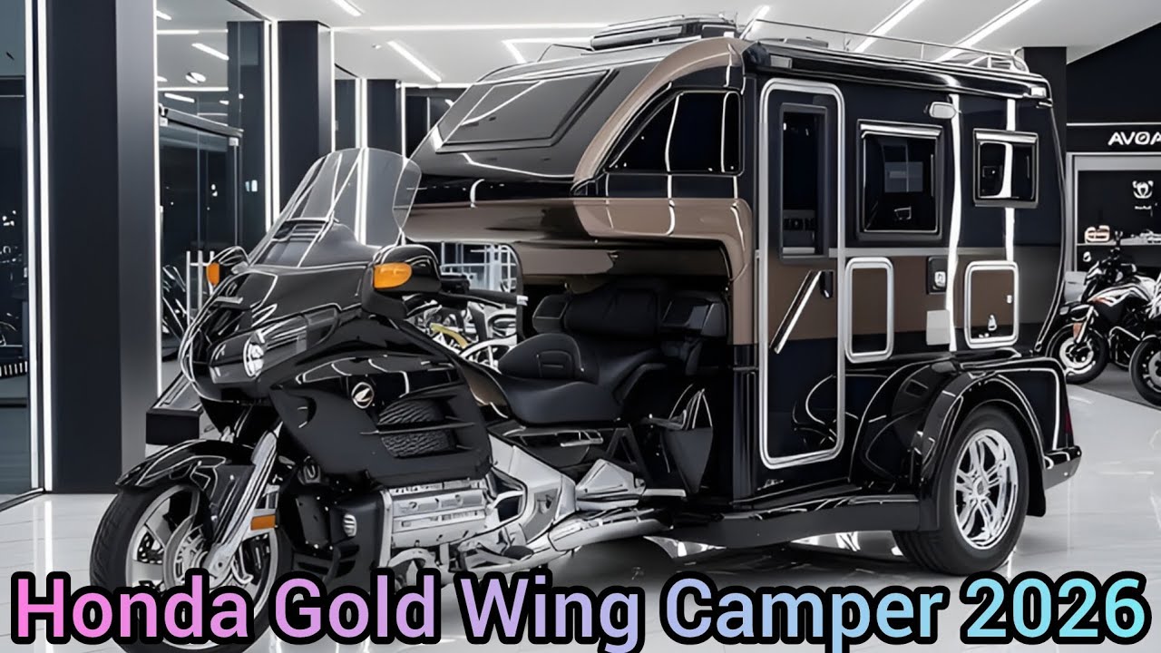 Кемпер Honda Gold Wing 2026 года – идеальный роскошный туристический трицикл-дом на колесах.