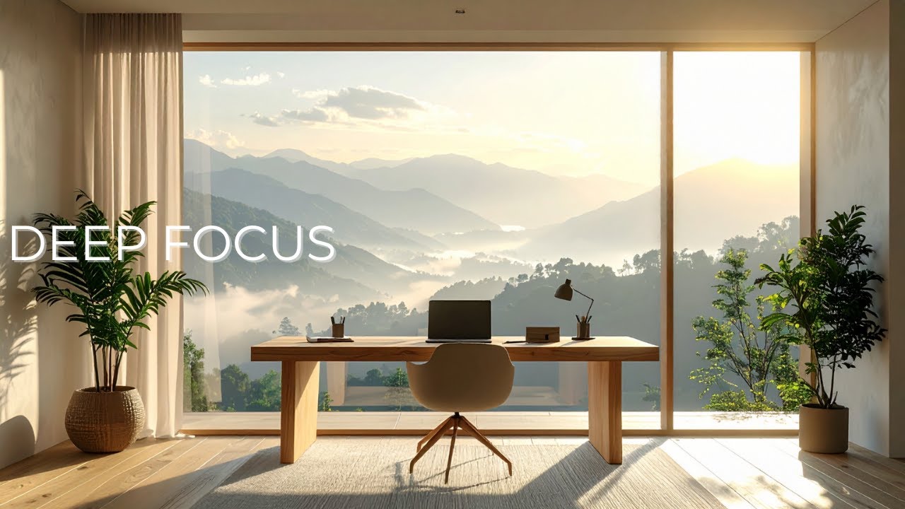 Deep Focus – Ambient Saxophone Music for Calm Productivity (70 Minutes)