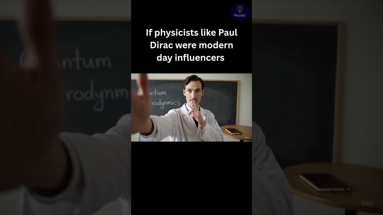 If physicists like Paul Dirac were modern-day influencers