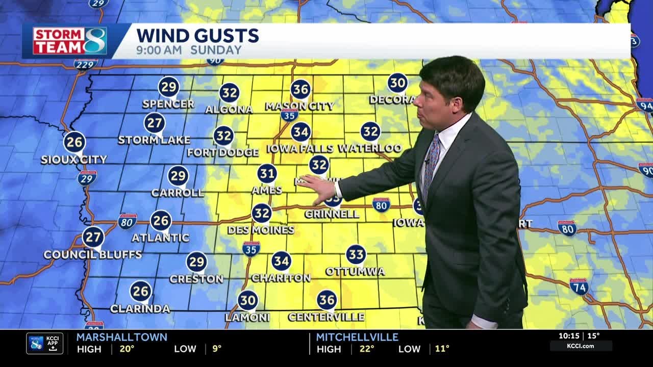 Iowa weather: Cold temperatures linger through Monday