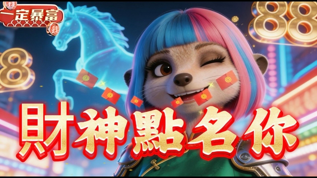 挑戰 10 秒不跟著唱！馬年最強應援，快標記你那個想暴富的朋友！🚀