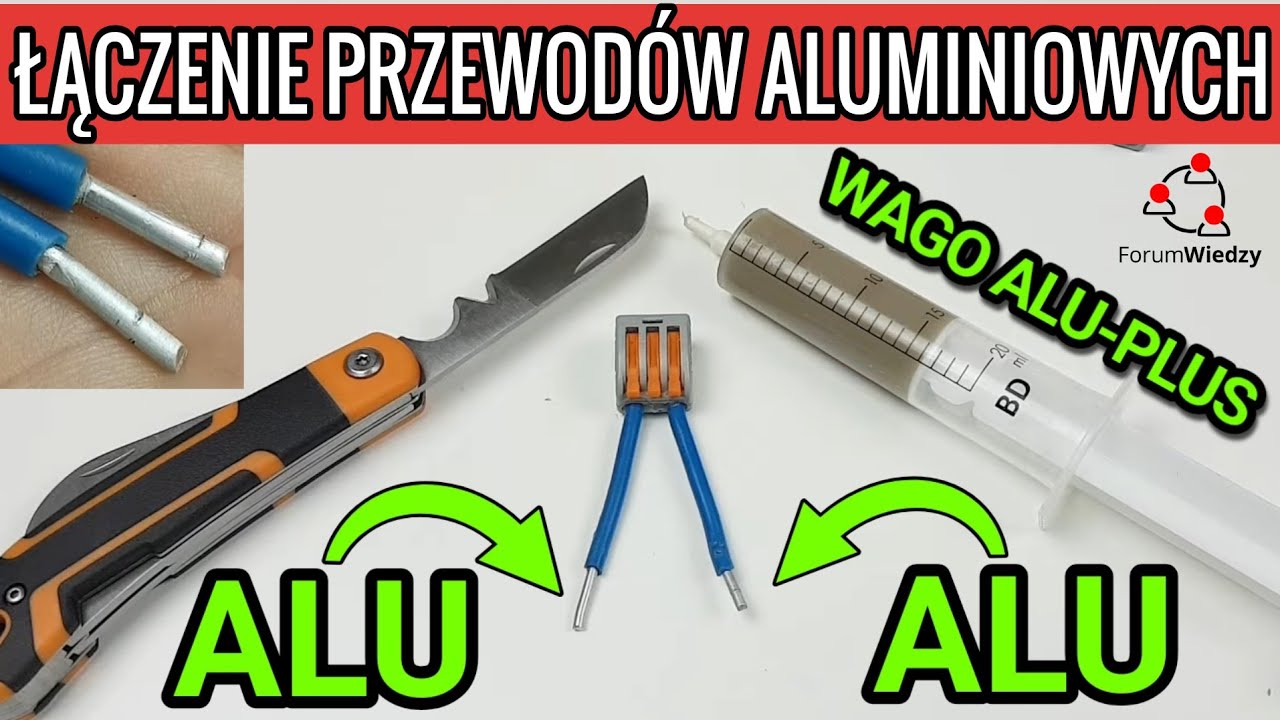 Jak połączyć 2 przewody aluminiowe? Prawidłowe zastosowanie pasty stykowej WAGO Alu-Plus 249-130 ALU