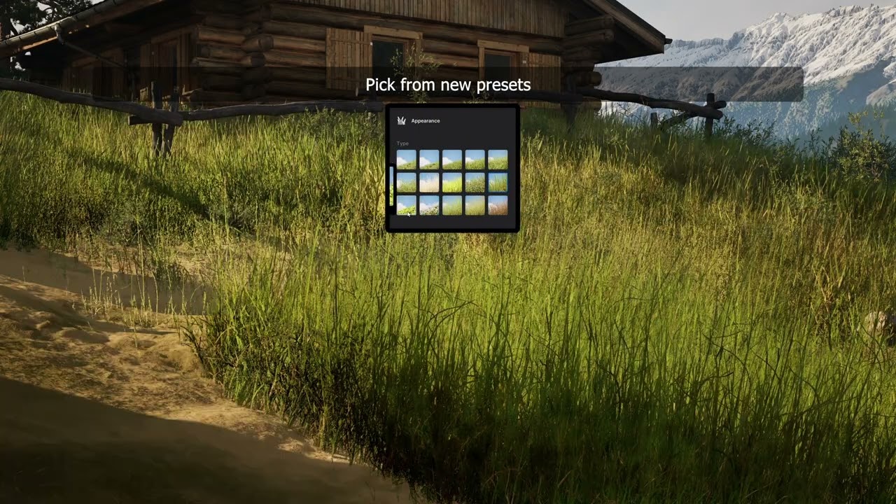 Twinmotion 2025.2: Enhanced 3D Grass Presets