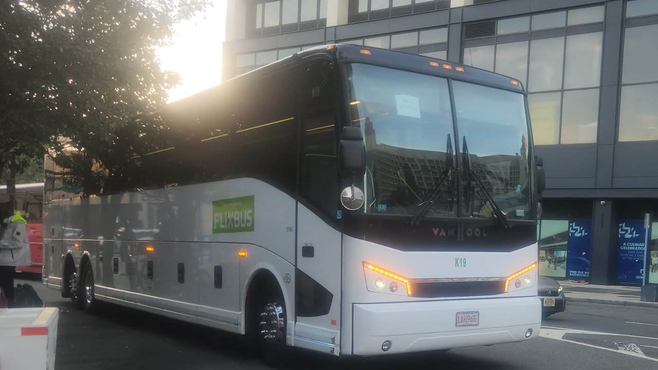 Van Hool CX45 K19 (PATH Shuttle) To Newark Penn Station | Another Transit Video
