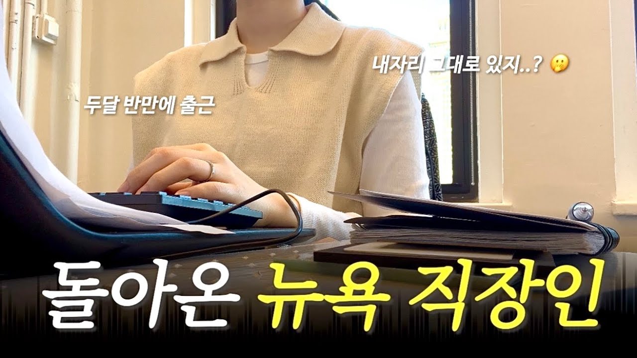 🇺🇸두달 반만에 출근해서 운 이유 😭 그동안의 근황. 뉴욕 크리스마스 즐기기. 육아용품 쇼핑