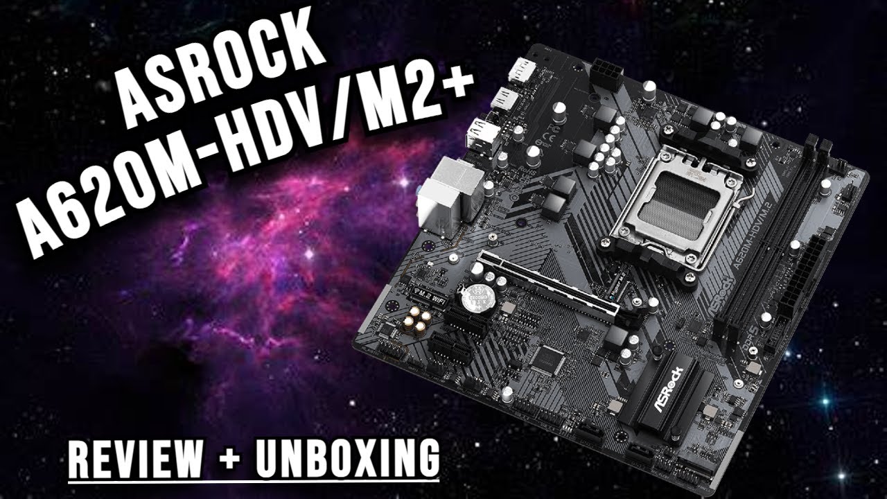 ASrock A620M HDV M2+ ¿AL FIN UNA BUENA GAMA DE ENTRADA? Review + Unboxing