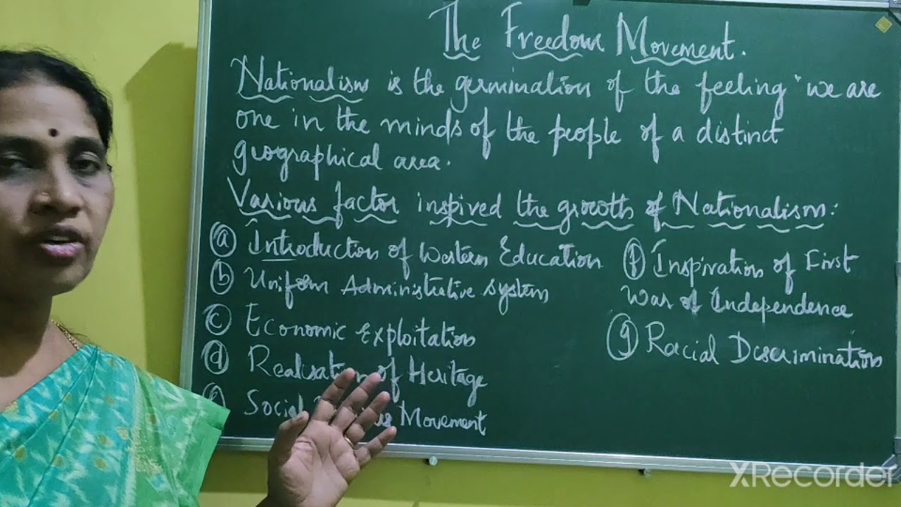 Class:7 The freedom movement part-1