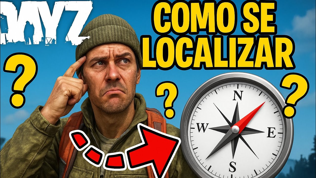 DAYZ - COMO SE LOCALIZAR E NUNCA MAIS SE PERDER 🌍📍 Guia de como se localizar no mapa e seguir rotas