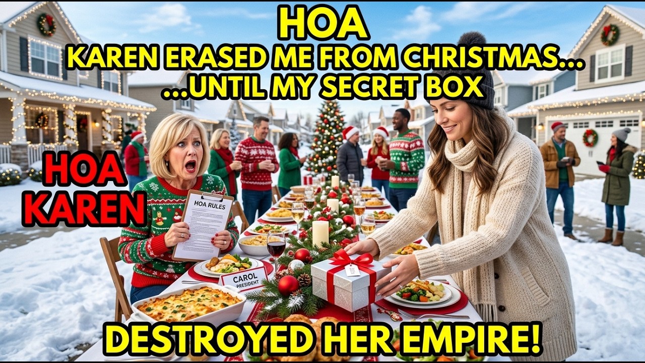 HOA Karen Erased Me From Christmas... Until My Secret Box Destroyed Her Empire!
