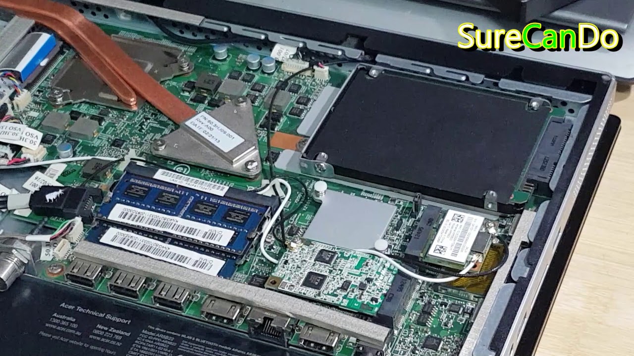 Acer ASPIRE 5600U All in One Computer Accessing Hard Drive/CPU/RAM Guide Disassembly
