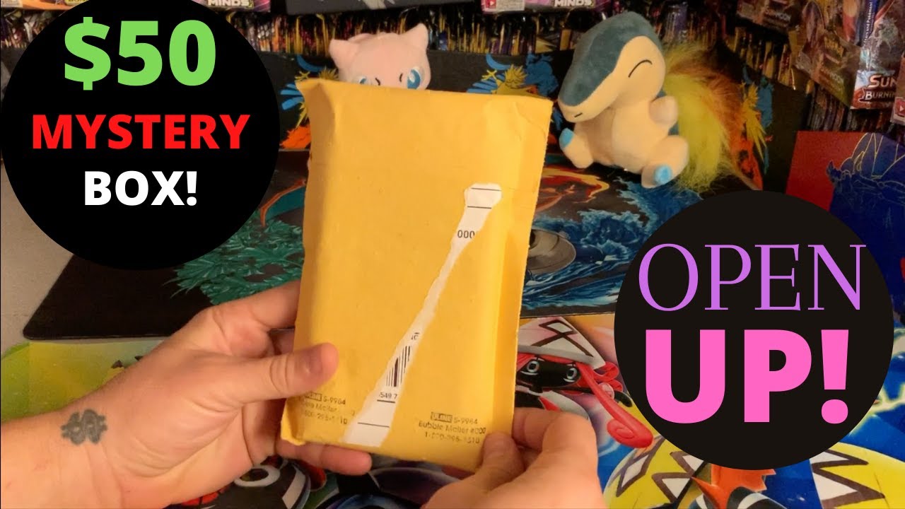 $50 MYSTERY BOX FROM EBAY! Opening Pokemon booster packs and str8 chillin