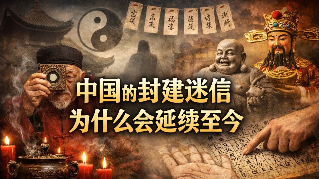 封建迷信为何在中国延续至今：它填补的不是知识空白，而是现实无力 | 结构性压迫如何变成个人命苦  | 风水到底是不是科学 | 天人合一和阴阳五行 | 