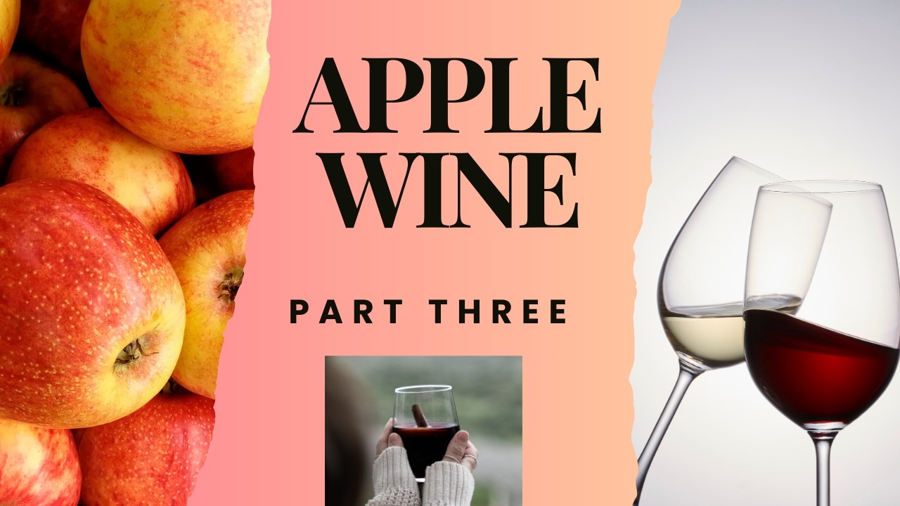 Apple Wine Recipe | Part 3