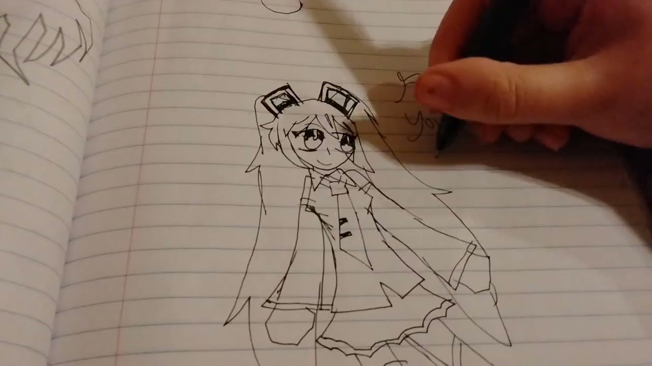 Hatsune miku speed draw
